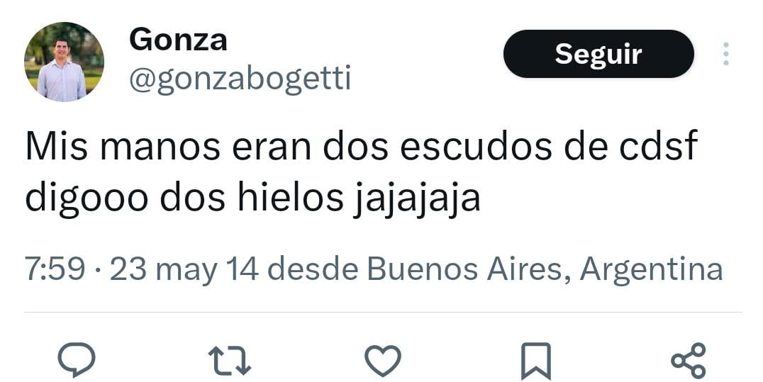 Canariazo1's tweet photo. @chulygutierrez @HectorGriffini Quizás ya se le pasó el odio y el frío https://t.co/loD96iU0AS