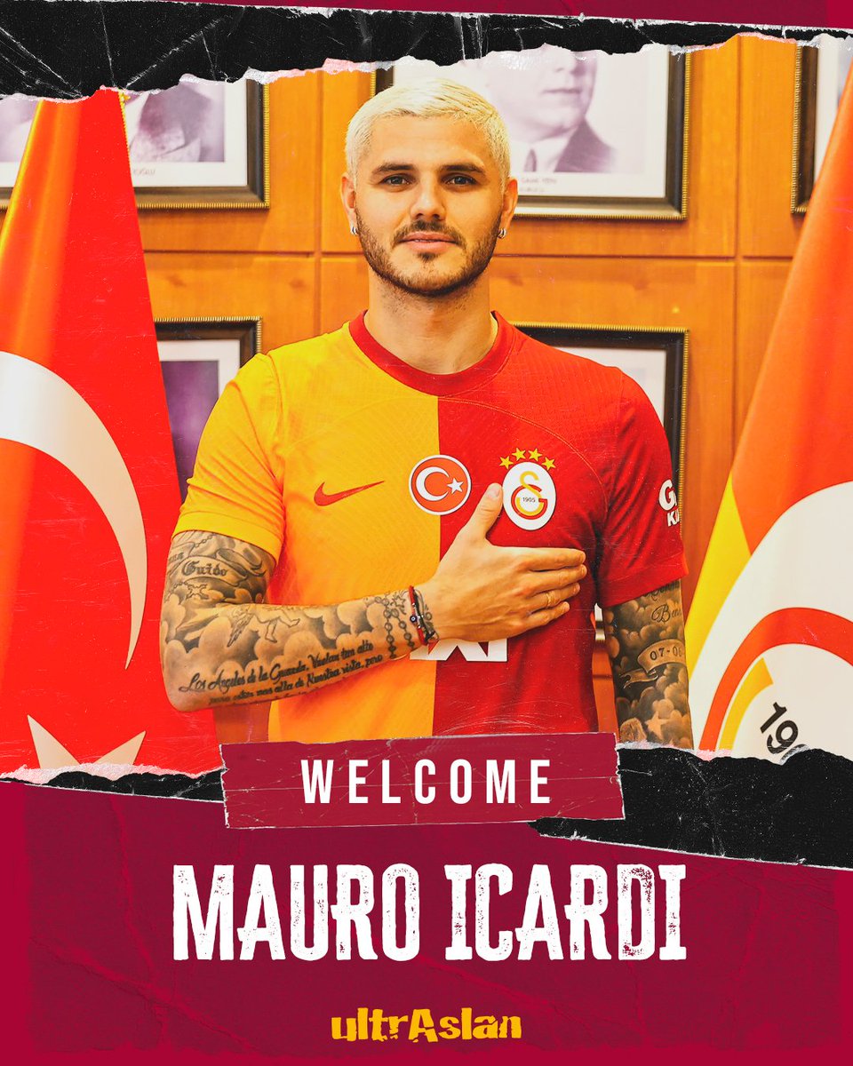 ultrAslan's tweet photo. ✍🏻 GALATASARAYIMIZA, YUVANA YENİDEN HOŞ GELDİN MAURO ICARDI! 🦁

#ultrAslan https://t.co/PA9emCUvCc