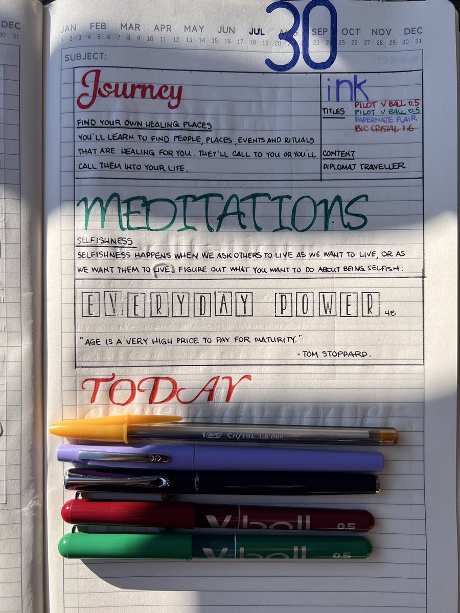 #morningritual

#journey
#meditations
#everydaypower

#bicpens
#diplomatpens
#papermatepens
#pilotpens