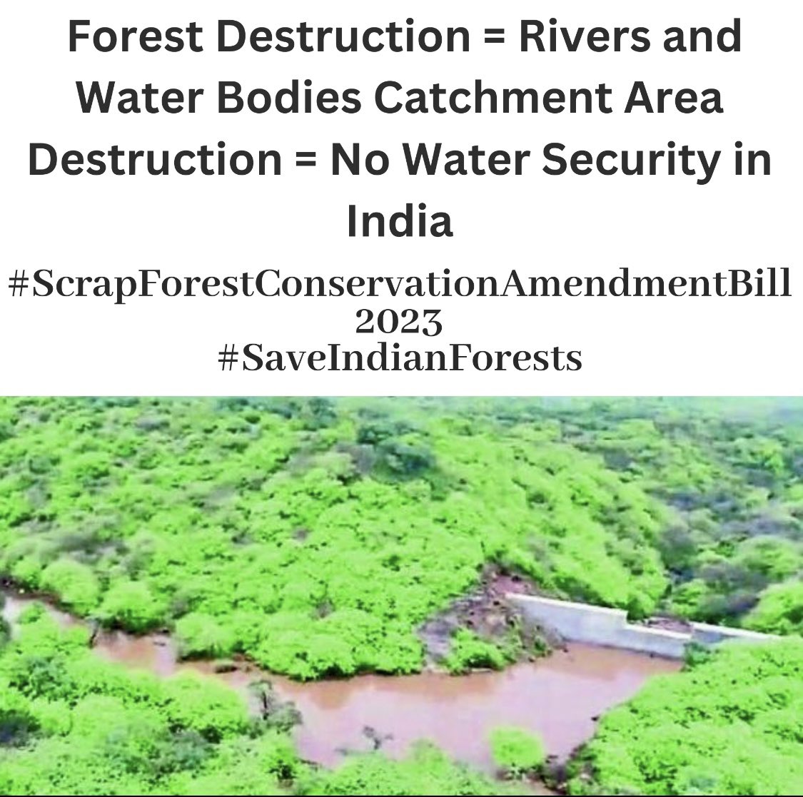 In a matter as fundamental as governing+protecting forests &amp; in securing rights of millions who live in &amp; are directly dependent on it, <a href="/moefcc/">MoEF&CC</a> chose to rush through the most controversial FCA bill through the Lok Sabha.
<a href="/MPVandanaChavan/">Vandana Chavan</a>
#SaveIndianForests #WithdrawFCAbill2023