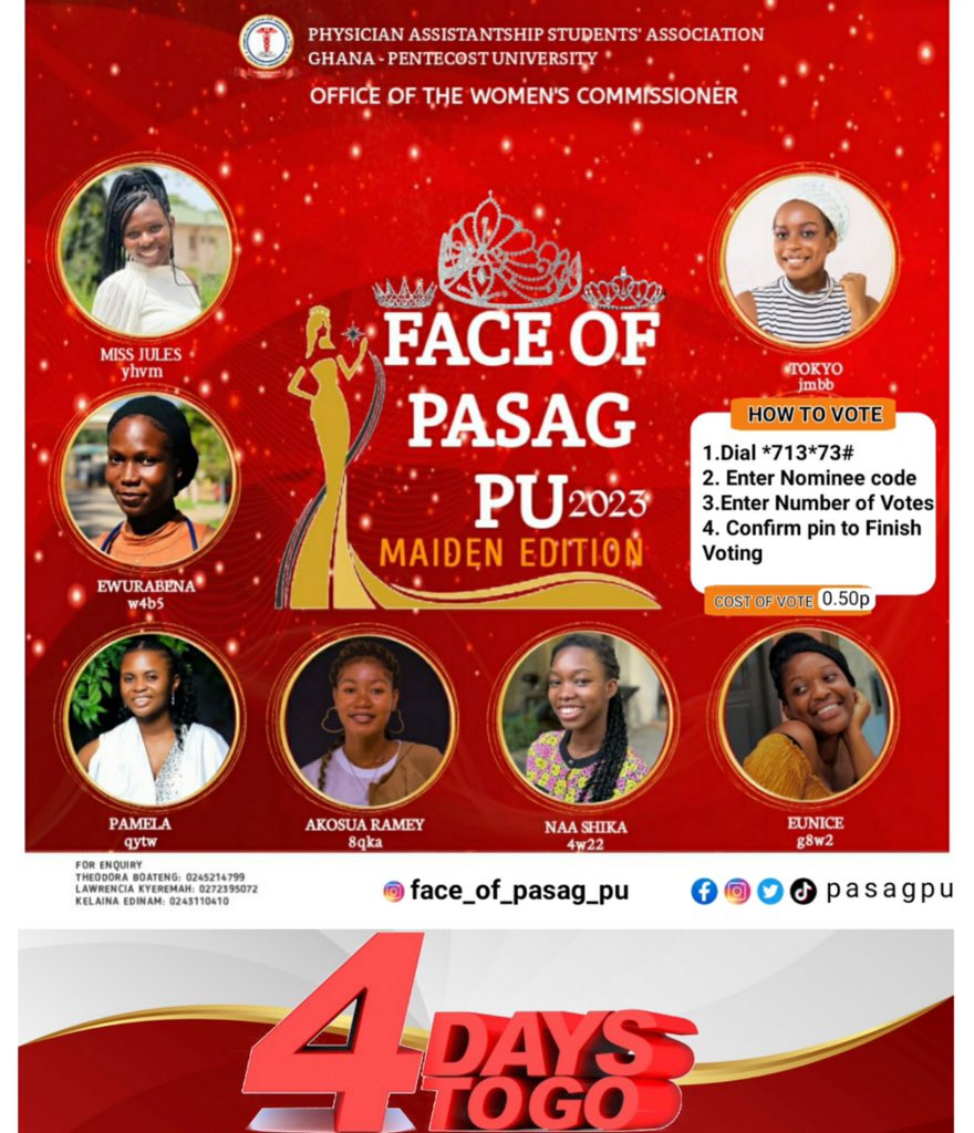 PasagPu's tweet photo. From the office of the Women’s commissioner presents the MAIDEN EDITION OF FACE OF PASAGPU 🔥 https://t.co/SYSM2xC4QH