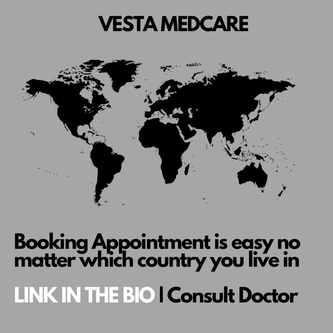 VESTA MEDCARE Is for everyone. 

You can reach us no matter where u live in which Country. 

OUR AIM is to Provide U BEST MEDICAL TREATMENT &amp; HEALTH ADVISORY. 

Which includes •
LIFESTYLE CHANGES
DIET PLANS 
Routine 
TREATMENT SOS 

Click here - linktr.ee/Vesta.medcare?…