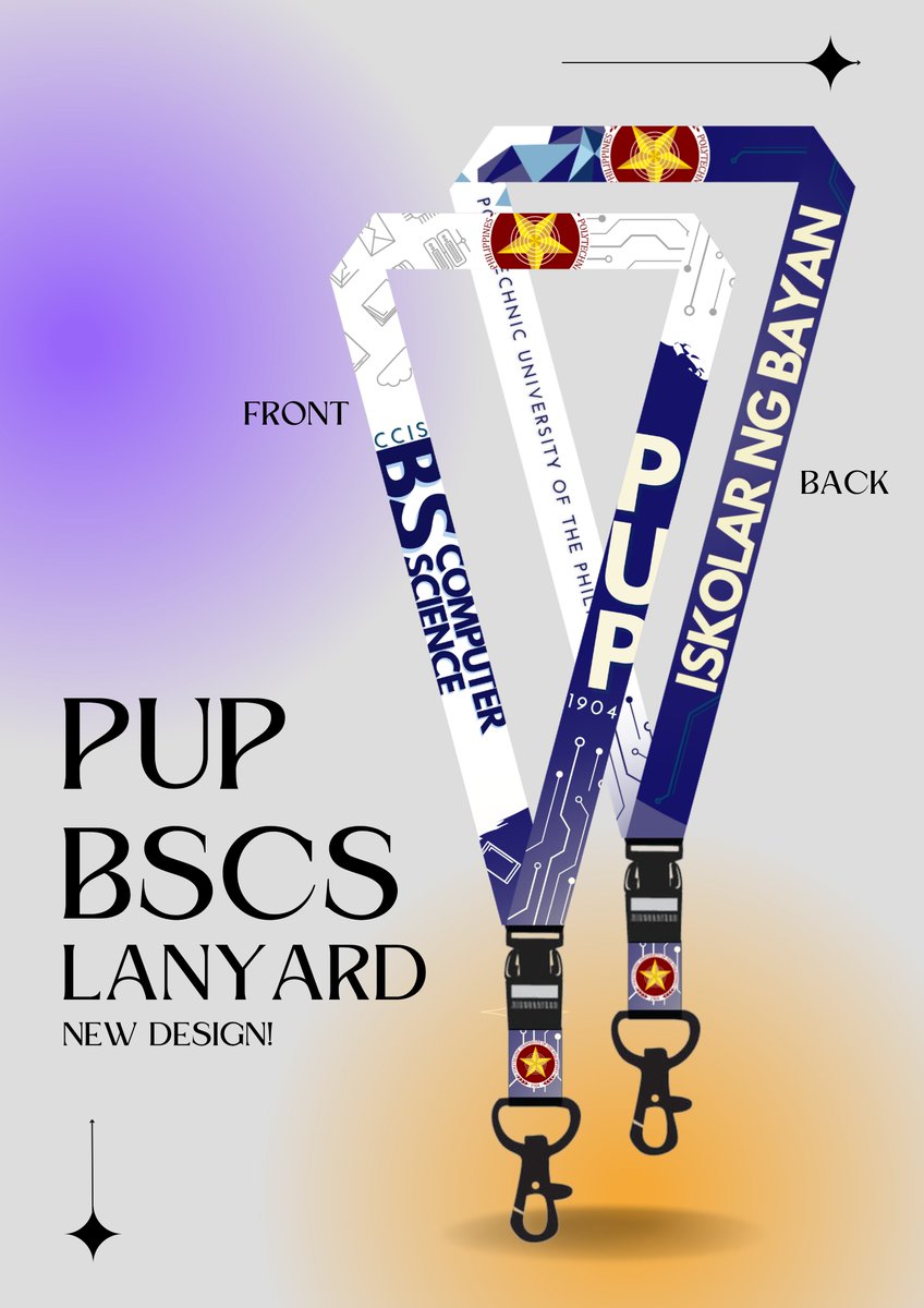 jjinying_'s tweet photo. INTEREST CHECK/#PUP/PUP REVERSIBLE LANYARD  

Hello mga #ISKOatISKA! ✨

lapag ko na din here baka may want sainyo ng lanyard open sya for different course basta aabot ng atleast 40pcs per course.

For Pre-order:
₱ 100ea
On Stock: ₱ 120ea

pls help rt ty ☺️ https://t.co/LlL12heSmE