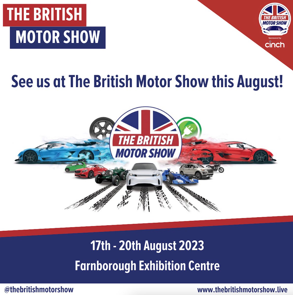 2023 Motor Show - Farnborough - Freemasonry in the Community
The North East Area FITC booth will be at the 2023 Motor Show at Farnborough International Exhibition Centre from the 17th to the 20th of August.
Website Address for information and tickets: thebritishmotorshow.live