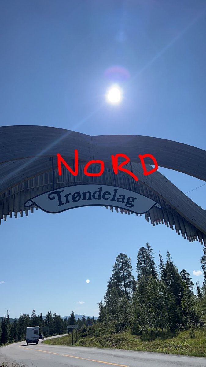 På tur heimover etter bilferie i Nordland