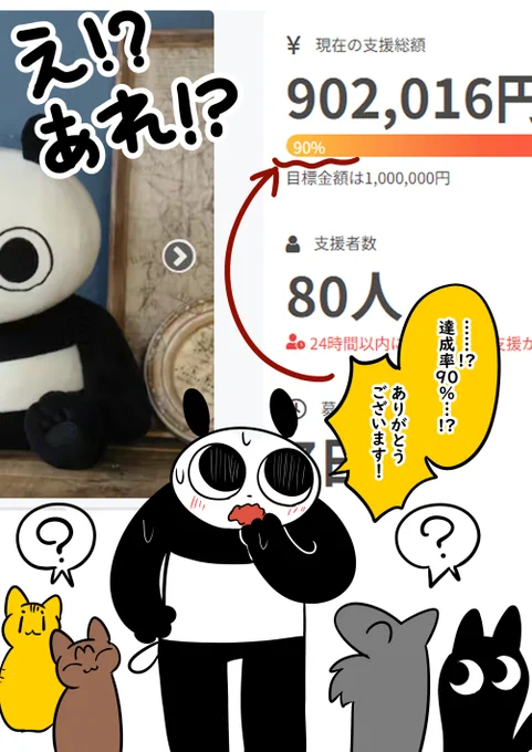 クラファン皆さんのおかげで90%まで行きました😭
あともう少しです!引き続きよろしくお願いします!! 