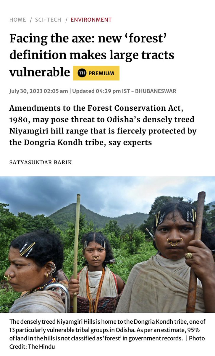 ashishso8's tweet photo. You want to take everything from them and give them eco tourism? You think that’s fair? Stop this bill @ShayarImran @krnrajeshkumar @draramadoss @SantanuSenMP @akhileshPdsingh @LoPIndia @sansad_tv @timesofindia @rahulkanwal @RahulGandhi 
#SaveIndianForests #WithdrawFCAbill2023 https://t.co/ClyaUJnQss