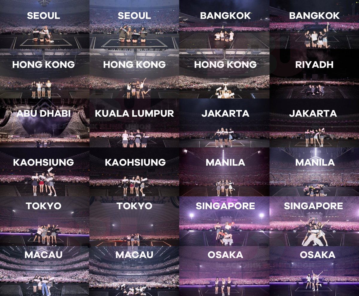 BBU_BLACKPINK's tweet photo. ONE OF BIGGEST TOUR IN ASIA, #BLACKPINK BORN PINK WORLDTOUR with over 14 cities around ASIA!

Today’s the end of Asia Tour at Hanoi, Vietnam!

THANK YOU ASIA TOUR
#BORNPINKinHanoi #BORNPINK_WORLDTOUR @BLACKPINK https://t.co/ZTjY618bCi