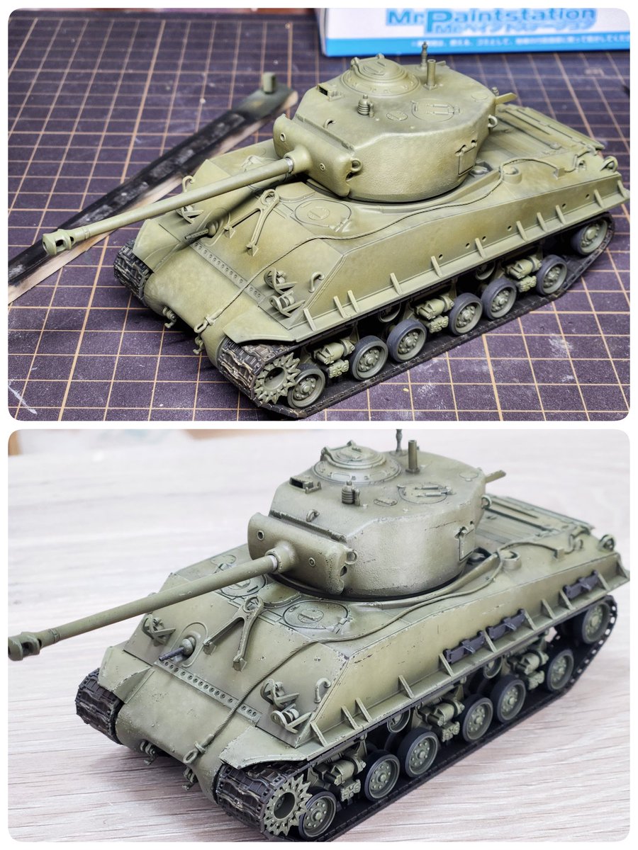 久々の1/48イージーエイト進捗。チッピングと色味調整諸々進めました。
なかなかに渋くなってきましたぞ😤