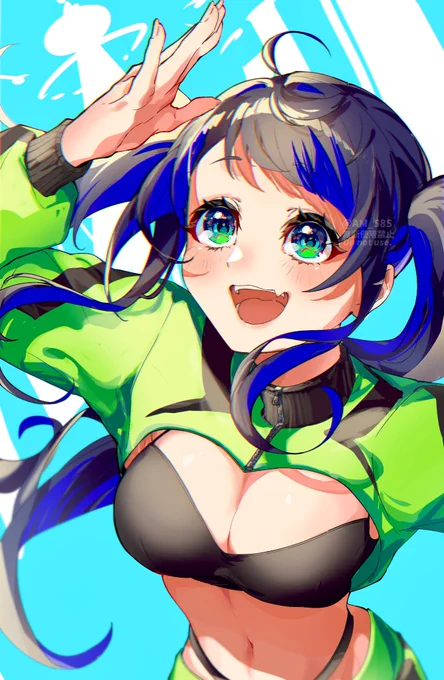 「ついたよ!ここが未来都市!」  #イラスト #oc