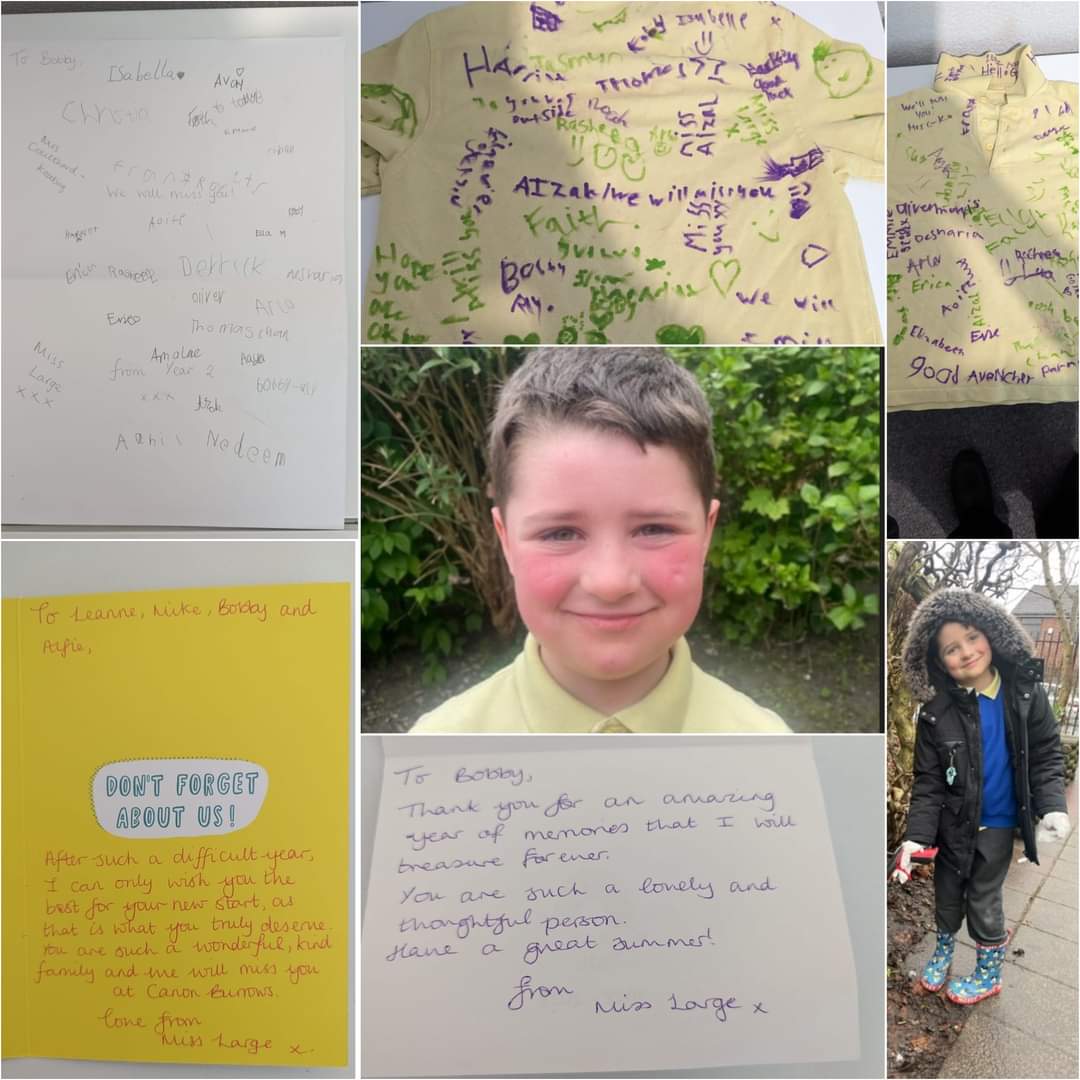lealea_86's tweet photo. Bobby (Yr2) had a very emotional last day at @canon_burrows We will miss you all lots, but will hopefully see you soon ❤️ https://t.co/saqKIHWwLe
