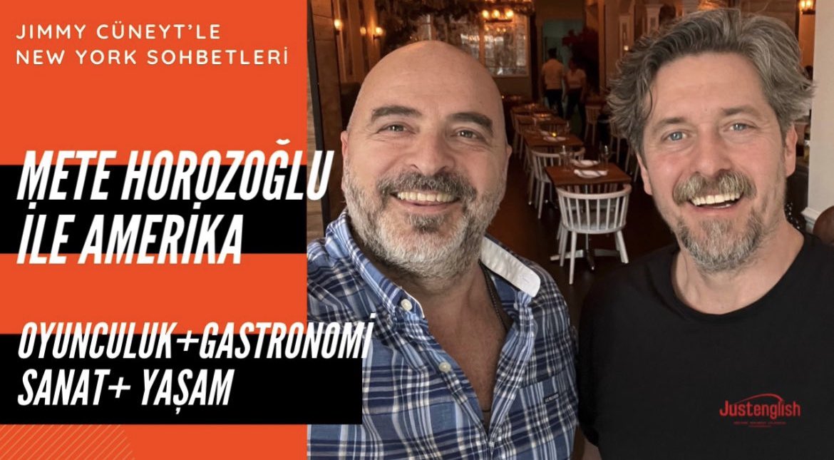 Değerli aktör <a href="/MeteHorozoglu/">Mete Horozoğlu</a> “New York Sohbetleri” ne konuk oldu. Sanat, gastronomi, Amerikada yaşam gibi bir çok konuda sohbet ettik. 

İzlemek için 👇🏼👇🏼👇🏼
youtu.be/cOd32d77YjA

powered by <a href="/justenglish_tr/">Just English Dil Okulları</a> 

#MeteHorozoglu #jimmycuneytlenewyorksohbetleri <a href="/JimmyCuneyt/">Jimmy Cuneyt</a>