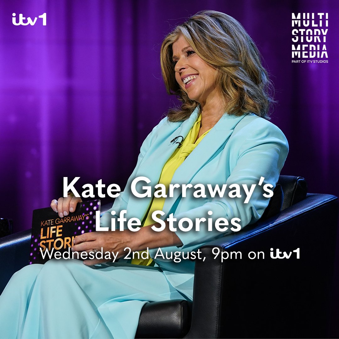 MultiStoryTV's tweet image. Kate Garraway's Life Stories, starting Wednesday 2nd August, 9pm on ITV1

@kategarraway #lifestories #ITV1
