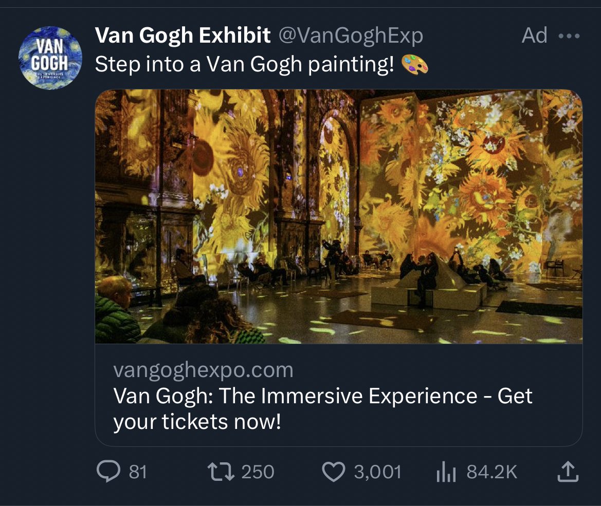 rdudleypeirson's tweet photo. Excited to switch it up and start making un-immersive art experiences, then years after my death have them represented in the form of this hellscape https://t.co/iOgbAYKrzV