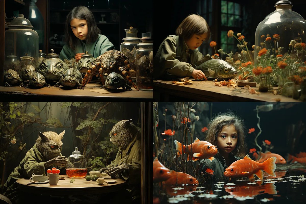 🧩 Die neue Eklektik mit MidJourney (Vergleich in Versionen V3-V5.2)
Vermählung der Kulturen als neues Stilmittel

🔗 medium.com/intermerz/die-…

📖 #InterMerz #merzazine
 
#⃣  #AI #KünstlicheIntelligenz #KI #Kunst #art  #KIKunst <a href="/midjourney/">Midjourney</a>