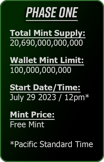 FourChanX's tweet photo. Token Supply Roadmap Below

FREE MINT at https://t.co/qgo1pdgbeC

100B limit

Utility Roadmap coming soon. Here is what you can expect to see:
Governance Details
Front End UI Plans
Community Vote to grant/revoke roles, run non-custodial wallets.

The ultimate community token https://t.co/YETx7fXECM