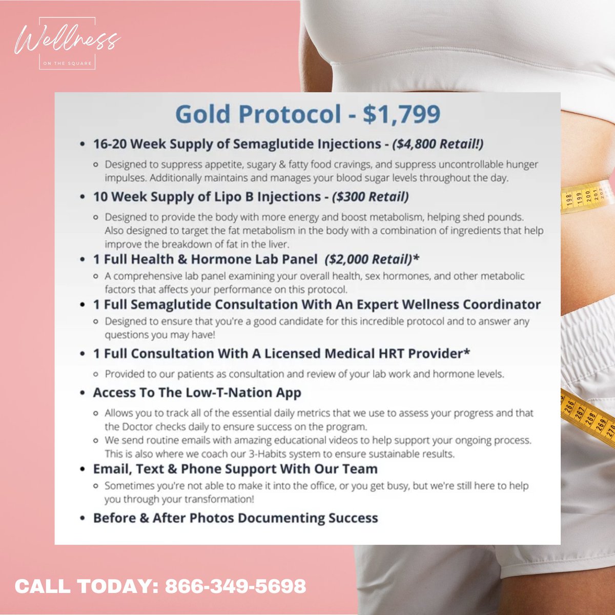 Wellness_OTS's tweet photo. A Detailed Look At Our Most Popular Package!  

📞 Ready to see what it’s all about? Call us today! 

#weightloss #medicalweightloss #weightlosstips #semaglutide #marietta #mariettasquare #health #wellness https://t.co/EJZzafQDe1