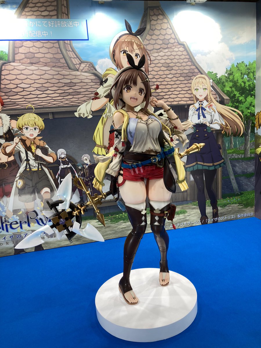 7_saka_you's tweet image. 最後に等身大ライザ。
写真だと伝わりにくいかもしれませんが、、、物凄い破壊力でしたw

#WS2023S 
#ライザのアトリエ