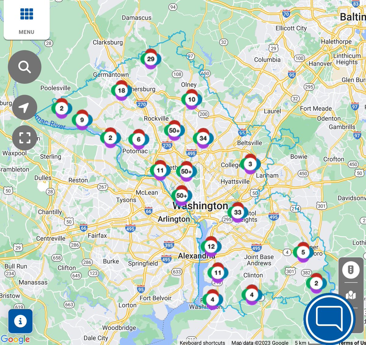 As of 8:30 a.m. today, @PepcoConnect is reporting 638 active power outages impacting Montgomery County residents. Crews continue to work safely & as quickly as possible to restore power. For updated information on restorations view the outage tracker at pepco.com/outages/experi….