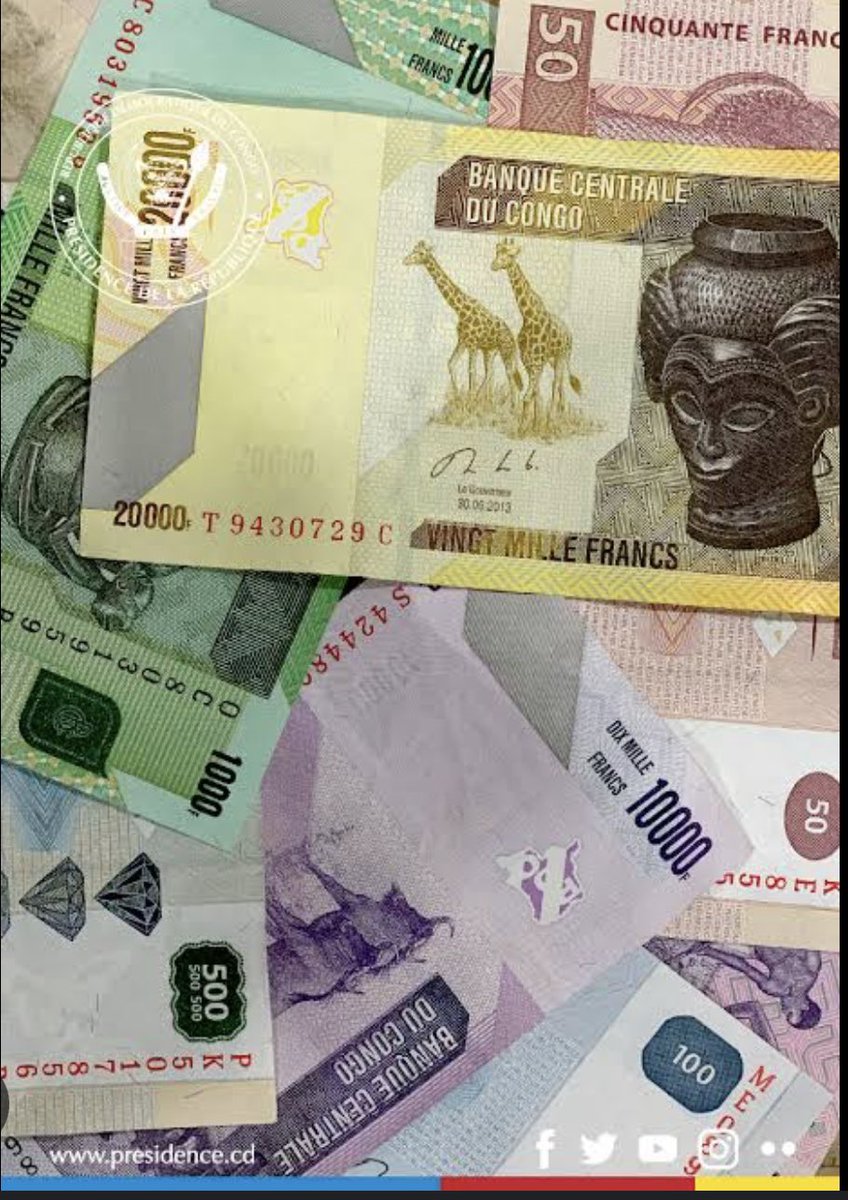 TinaSalama2's tweet photo. En une semaine, le franc congolais s'est apprécié de 15% face au dollar. Le Chef de l’État continuera à veiller à la stricte application des mesures prises pour renforcer la monnaie locale face aux devises étrangères afin de préserver le pouvoir d'achat de la population. https://t.co/o5a6e1lx26