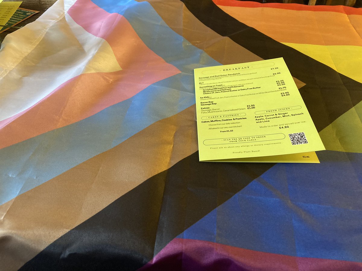 Ready to go in the <a href="/soundloungeCIC/">The Sound Lounge</a> for our next social from 2 :) We’ll be near the window on the bench draped in the fabulous Progress Flag