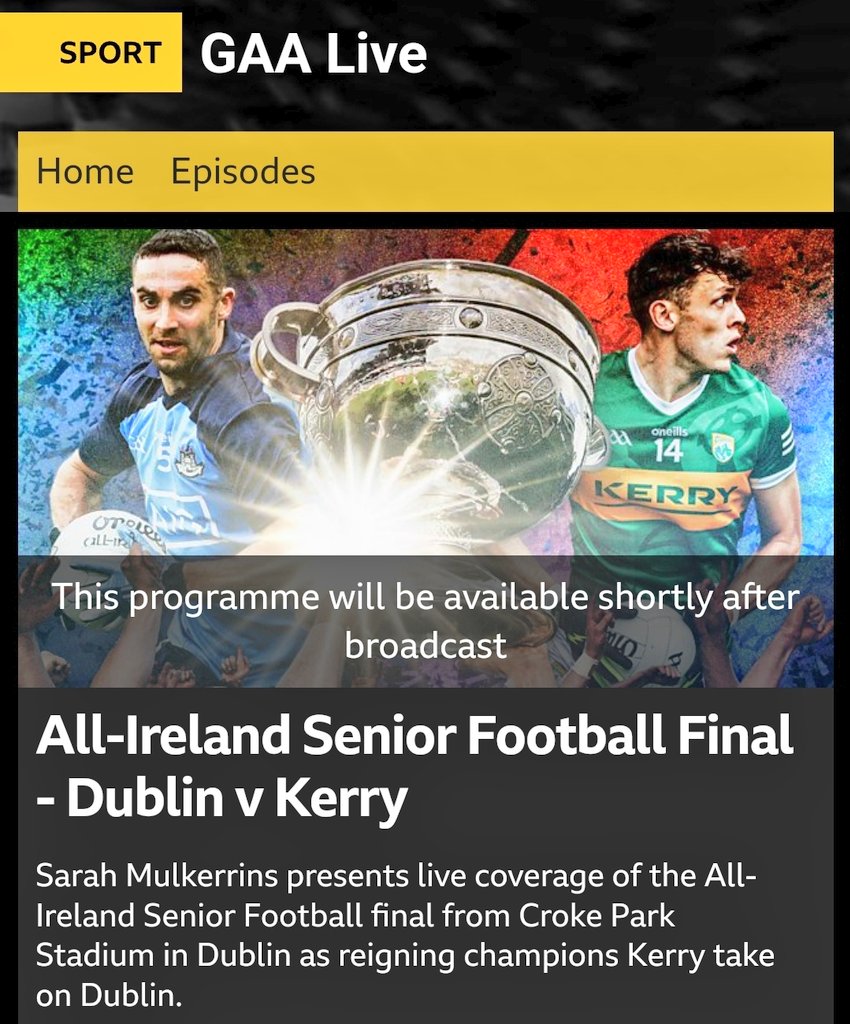 FAO those in Britain.
Check out BBC 2 from 3pm for a great sporting event. You can thank me later.