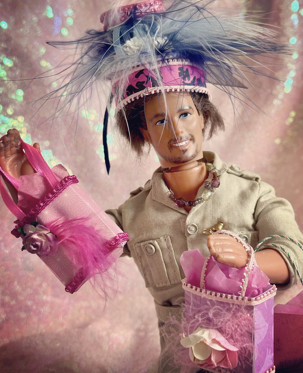 tsoukadolly's tweet photo. In a week that gave us both Disclosure and a Barbie movie; the little scamp has decided he no longer wants to be known as ‘Weird Tsoukadolly’ and now wants to be ‘Stereotypical Tsoukadolly’! #hibarbie  
@Tsoukalos https://t.co/QQDzLAndQN