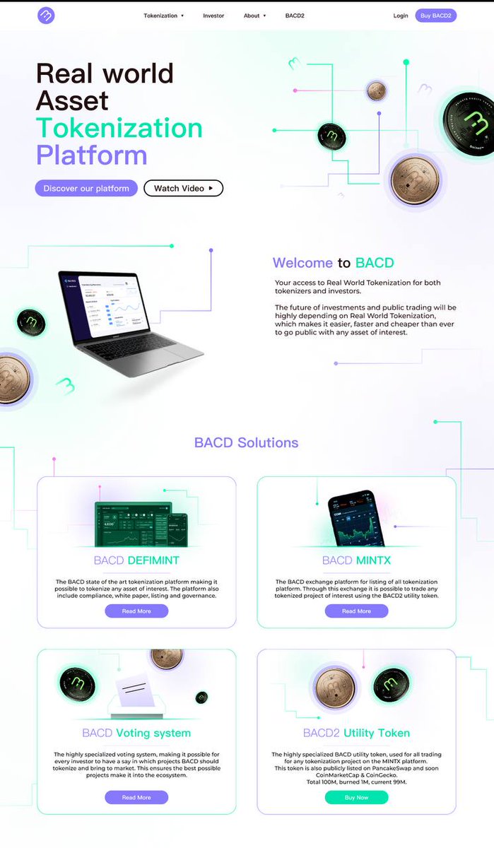 GemsHunting_8's tweet photo. While some "new #RWA projects" are just empty promises (hype) and FOMO shilling by some shaddy groups of "influencers", @BACDdotIO keeps EVOLVING to deliver the most useful #tokenization plataform.(#DefiMint) and exchange (#MintX)!
When you get tired of losing money by being exit liquidity to pump and dump groups, DYOR on #RWA potential and see what #BACD2 is bringing to the table!
$BACD2:
- #BSC
- #DEFLATIONARY
- #Rewards for hodlers
- savvy team and CEO
Stay tuned!!!
$RIO $CGT $BST $SMT $WECO $ESX $PROPC $STBU $EKTA $PROPX $PROPS