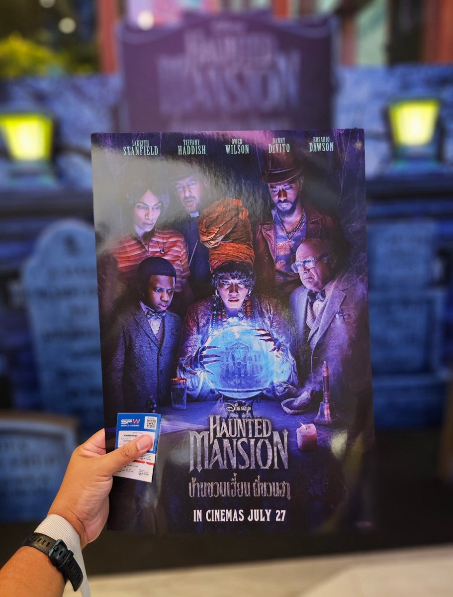 #HauntedMansion (@ SF World Cinema - <a href="/welovesf/">SF Cinema</a> in Pathum Wan, Bangkok) swarmapp.com/c/cv315ouk9Ga