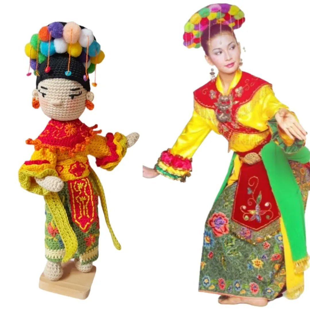Aku cukup PD claim kalau kualitas boneka2 handmade-ku ini layak dipamerkan/dikoleksi. Not self-proclaim, yaaaah. Testimoni yang sudah lihat dan pegang langsung, bisa jadi pegangan. 🥰😊😄
Tari Cokek dari Betawi (DKI Jakarta)/ Cokek Dance from Betawi (Jakarta)