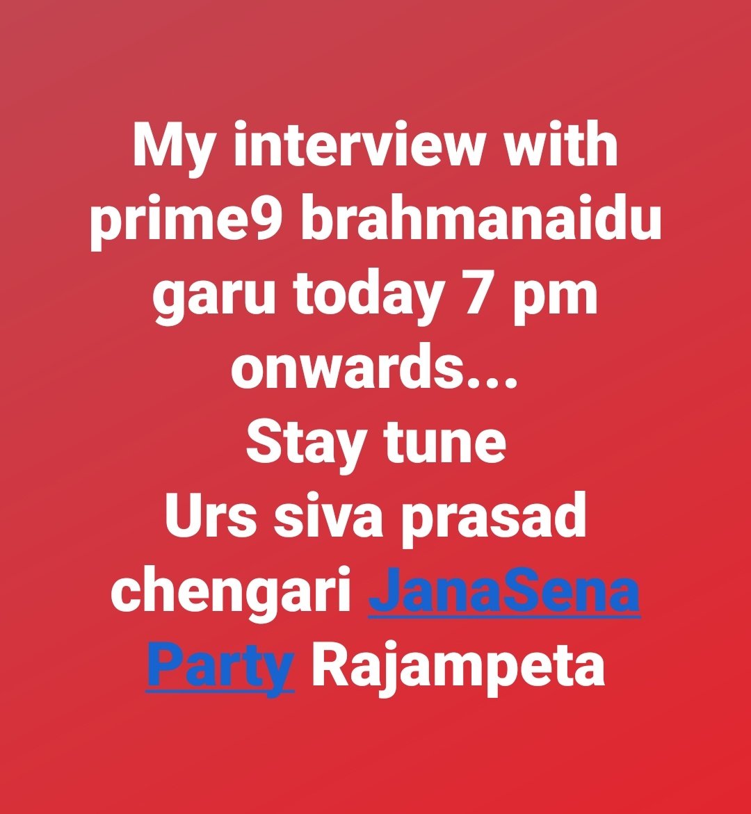 Sivaprasadchengari tweet media