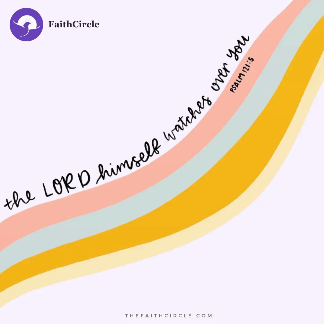 As children of God, we have 𝗚𝗼𝗱 𝗛𝗶𝗺𝘀𝗲𝗹𝗳 who watches over us (Psalm 121:5). Imagine having the best security team watching over you constantly. You most likely won’t be feeling afraid. #FaithCircleApp