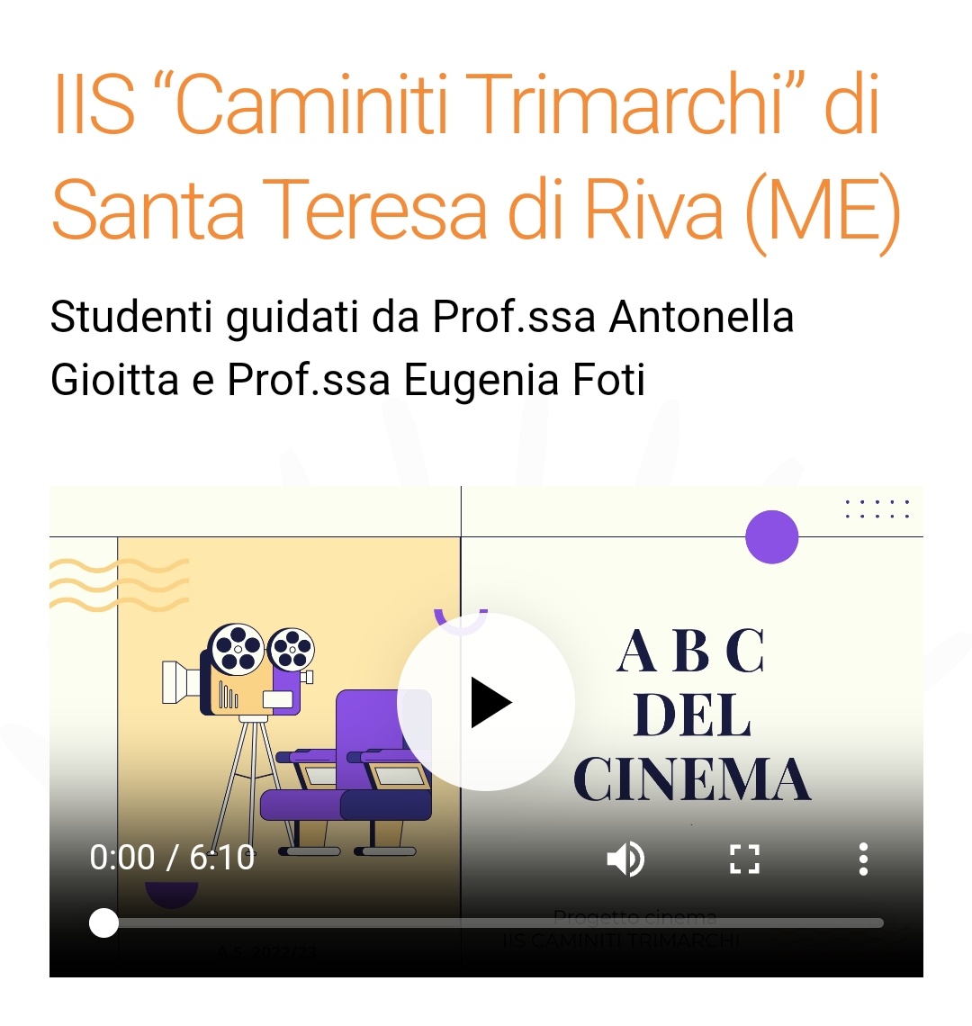 Girlseyeproject's tweet photo. Take a look at the continuation of the project by one of our schools, IIS Caminiti Trimarchi, in Sicily https://t.co/ewJxyKheVT https://t.co/mnNebiOkgt
