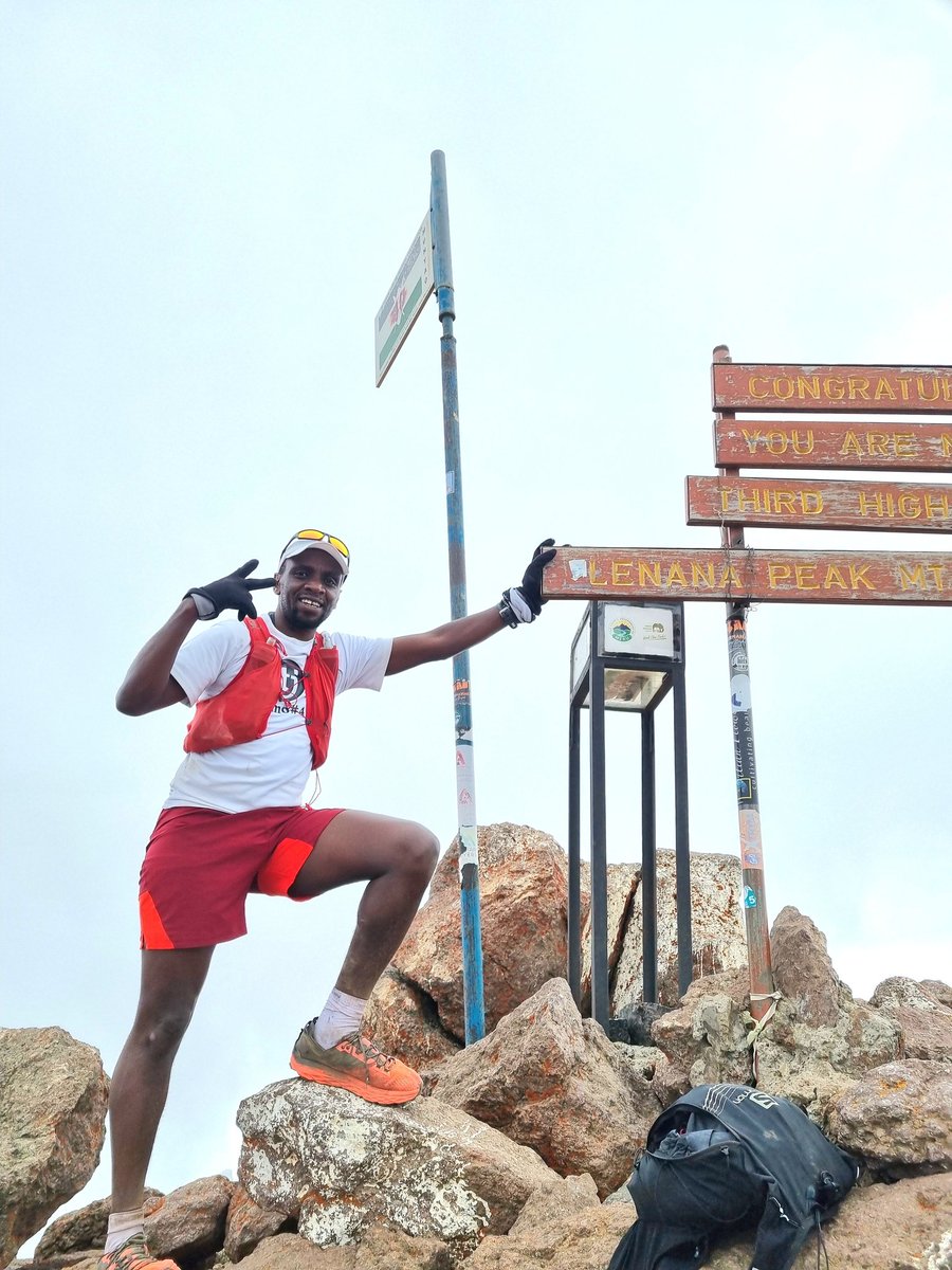 Mt. Kenya today
Up and down in 6.2hrs.