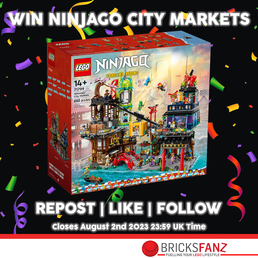BricksFanz's tweet image. Celebrate BricksFanz 8th Anniversary with a chance to Win NINJAGO City Markets - Repost | Like | Follow for 1 entry 🎉 See images for details