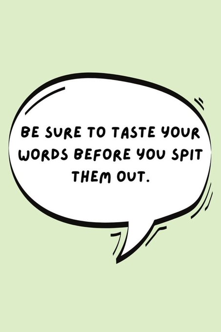 "Think twice, speak once. Your words have power, so savor them before they leave your lips.  Mindful<a href="/tag/choosewisely"class="tags"><span>#choosewisely</span></a><a href="/tag/wordsmatter"class="tags"><span>#wordsmatter</span></a><a href="/tag/thinkbeforeyouspe"class="tags"><span>#thinkbeforeyouspe</span></a>