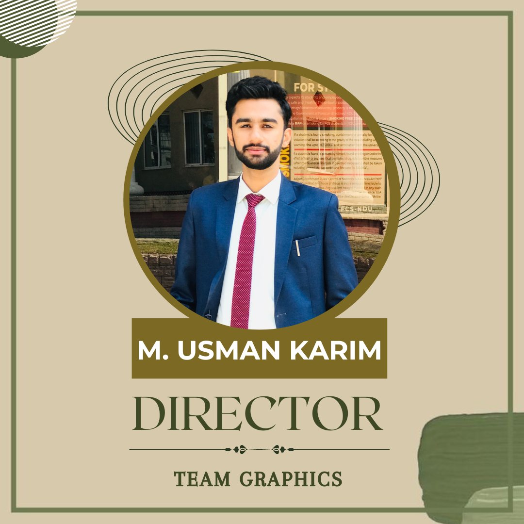 ndu_csc's tweet image. Allow us to introduce our talented "Team Graphics", the driving force behind our club's vibrant identity, including M. Usman Karim, Manal Shah and Sheza Mukhtar.

#communityservice
#teamgraphics #NDUCSC