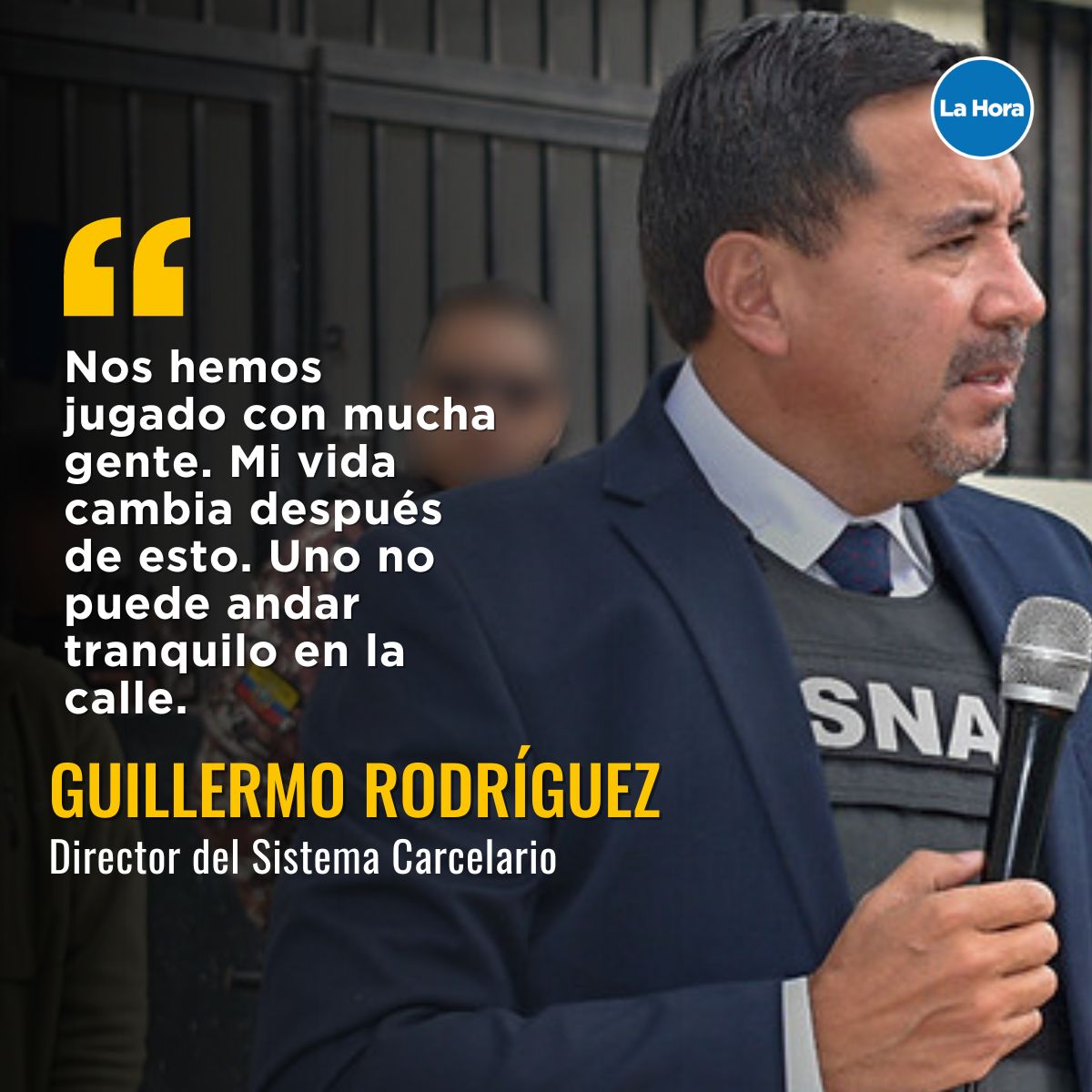 Guillermo Rodríguez, director del Sistema Carcelario, dialogó con LA HORA y señaló que la misión de controlar las cárceles es de alto riesgo. Además, destacó que es importante la ayuda internacional.👀👉 bit.ly/3QdHgOl