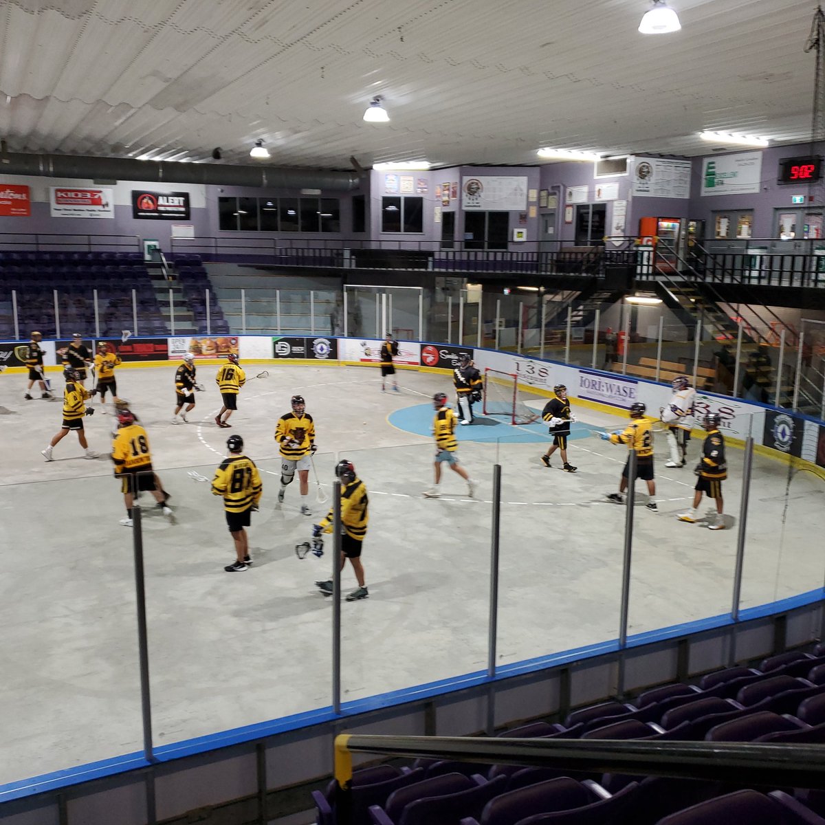 MohawkLacrosse's tweet photo. Mohawks practicing as they prepare for the 2023 Presidents Cup. https://t.co/cW2PN4ufsU