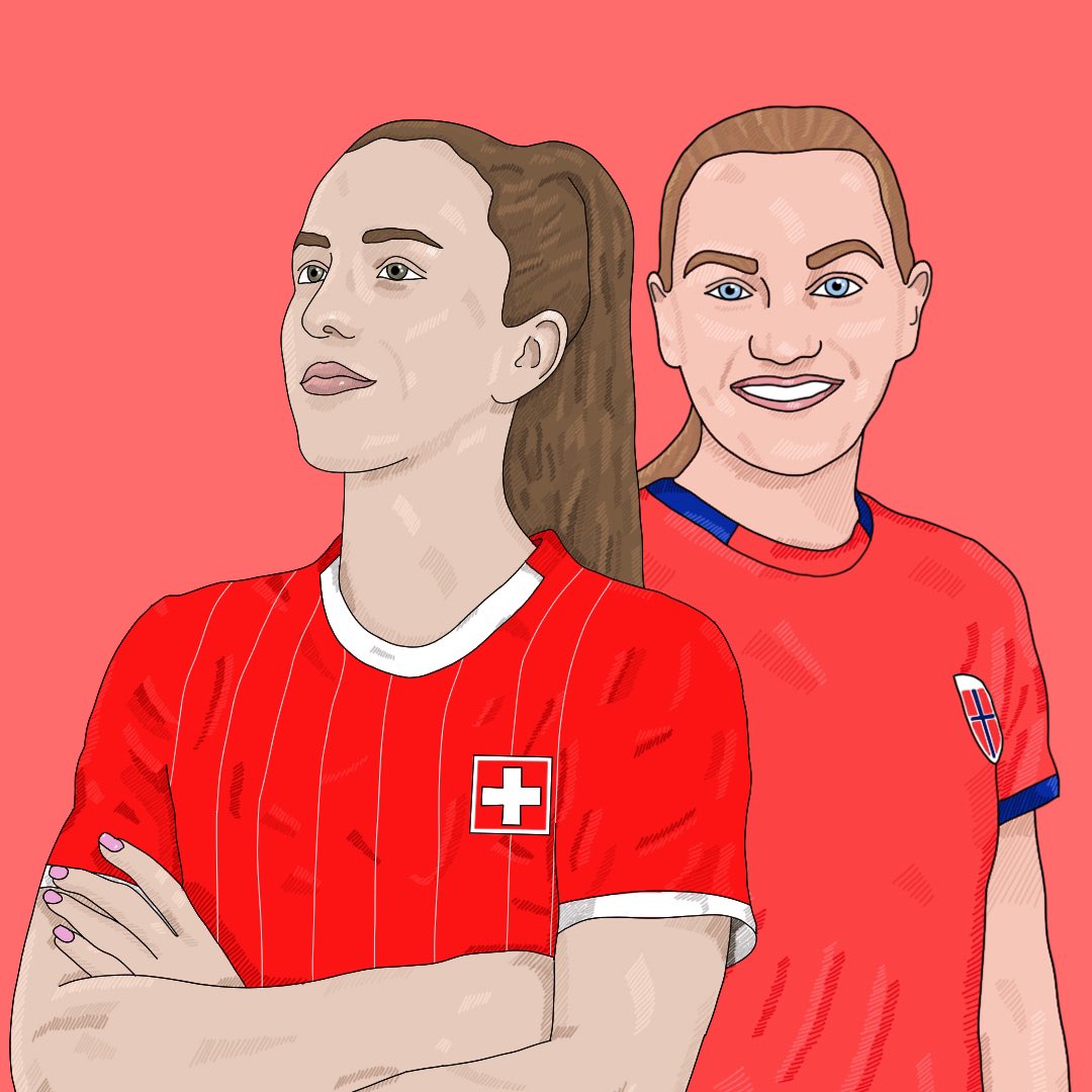 artbysophg's tweet photo. Switzerland and Norway onto the next round of the World Cup

#WWC #liawalti #fridamaanum #WomensWorldCup2023 #Switzerland #Norway #arsenalwfc https://t.co/BEI5BJJ32l