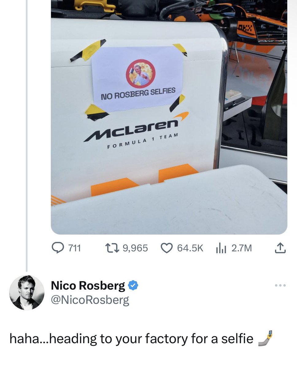 Rosberg made it to the factory didn’t he