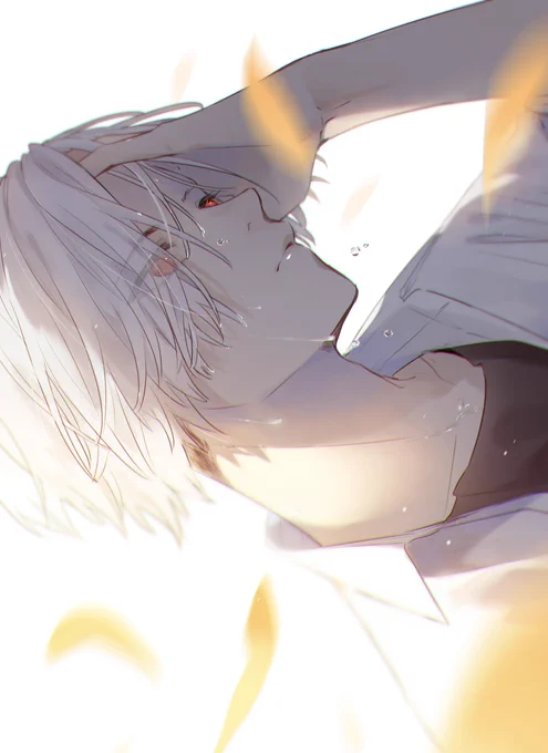 『はぁ、、あっつ、、』  ※rkgk再掲