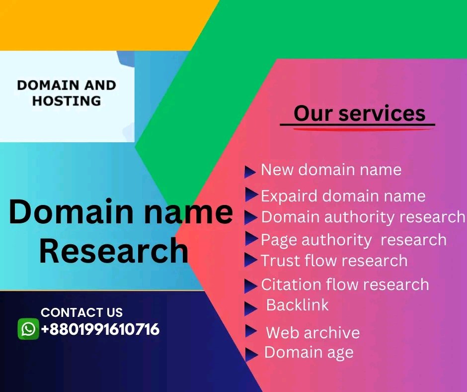 Assalamu Alaikum
Are you looking for a domain researcher?
Then you are in the right place.I can help you. I can help you find a perfect domain name for your business.
Message for detailed discussion.
#domainname #digitalmarketing #domain
