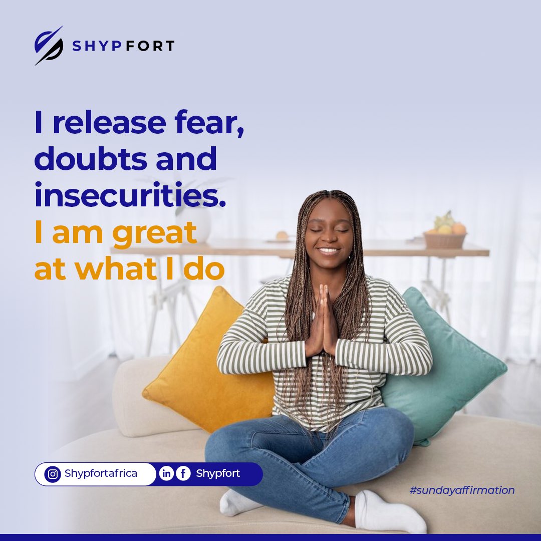 shypfort's tweet photo. This is your reminder to take away fear, doubts and insecurities because you are great at what you do. 

Happy Sunday Shypfam 🎊🎉

#sundayaffirmation #shypfortiscoming #joinourwaitlist #shippingsoftware #weship📦 #businessowners https://t.co/VCmrShxuuw