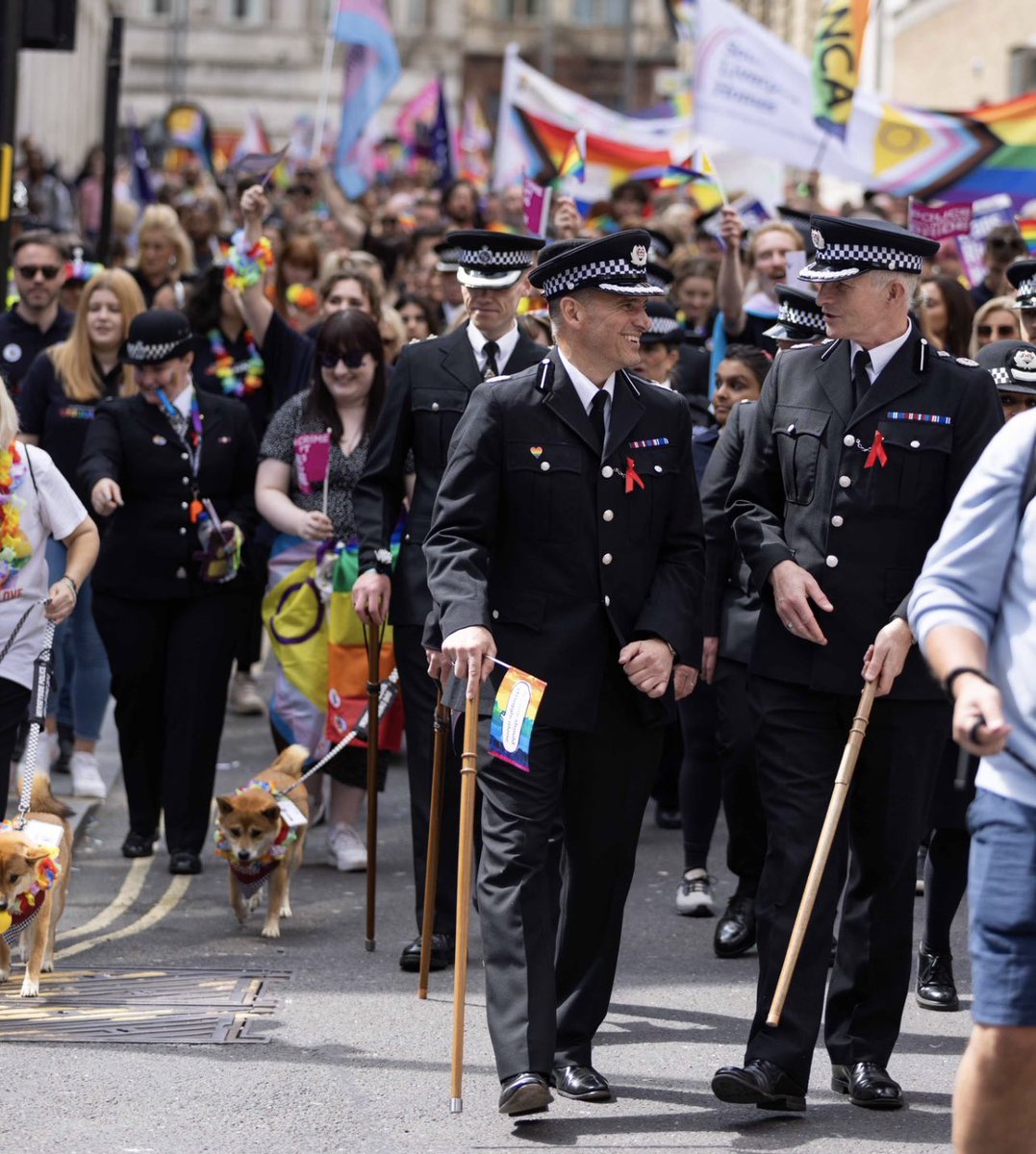 When did senior officers bring out the pace sticks and flags on behalf of women, the disabled, the religious, or the elderly? ⁦@MerseyPolice⁩ are the Stonewall Sweeney.