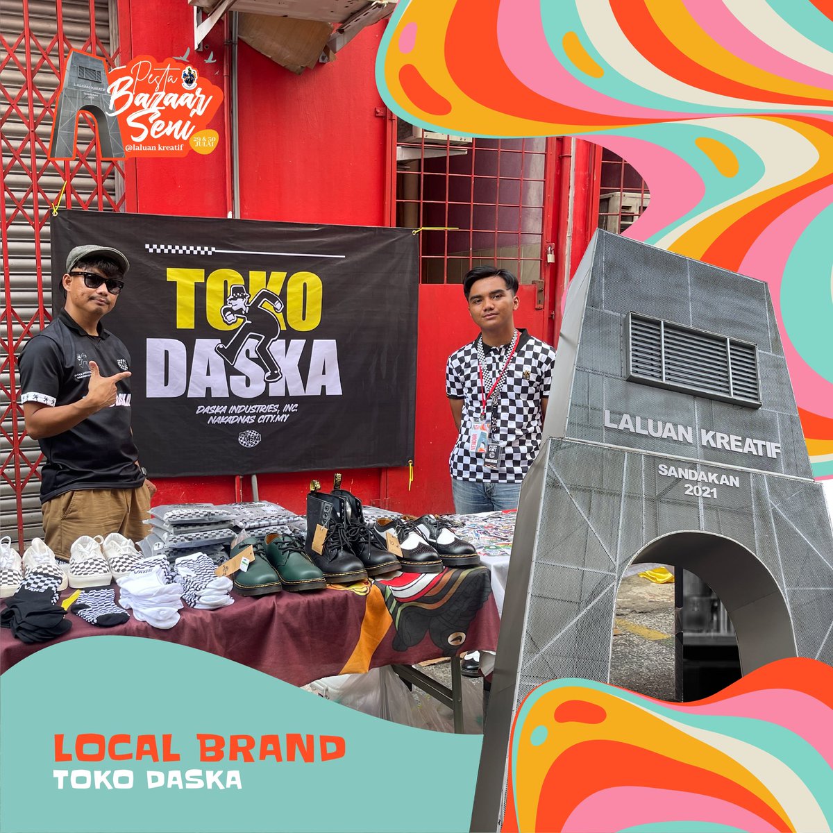 _waibb's tweet photo. PESTA BAZAAR SENI, SANDAKAN 🔥 https://t.co/sBLjCogAzm