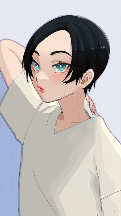 「汗拭きシートないと生きていけない 」|Downy🦈のイラスト