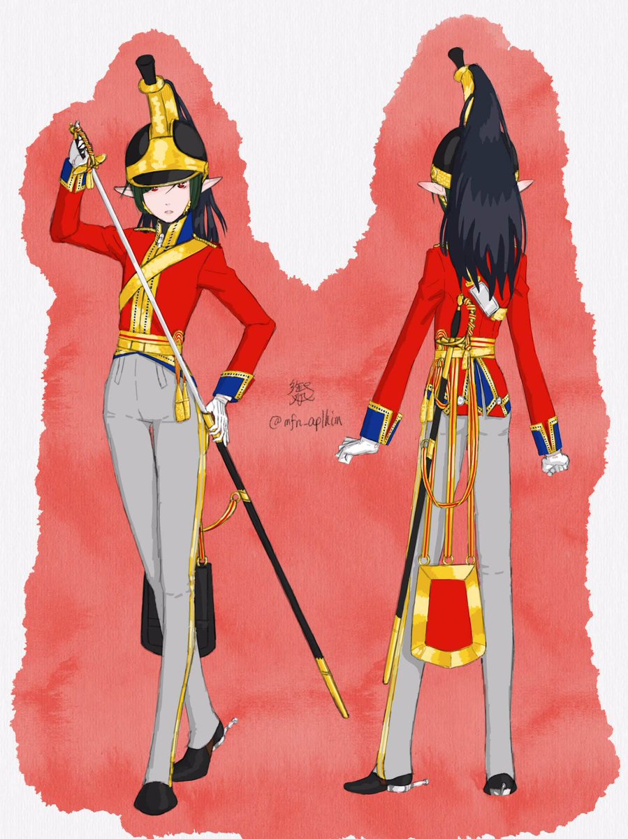 「【引用RTに絵を貼ってバトンを繋ぐ企画】 しぃさんからバトンいただきました!! 」|御舟【みふね】のイラスト