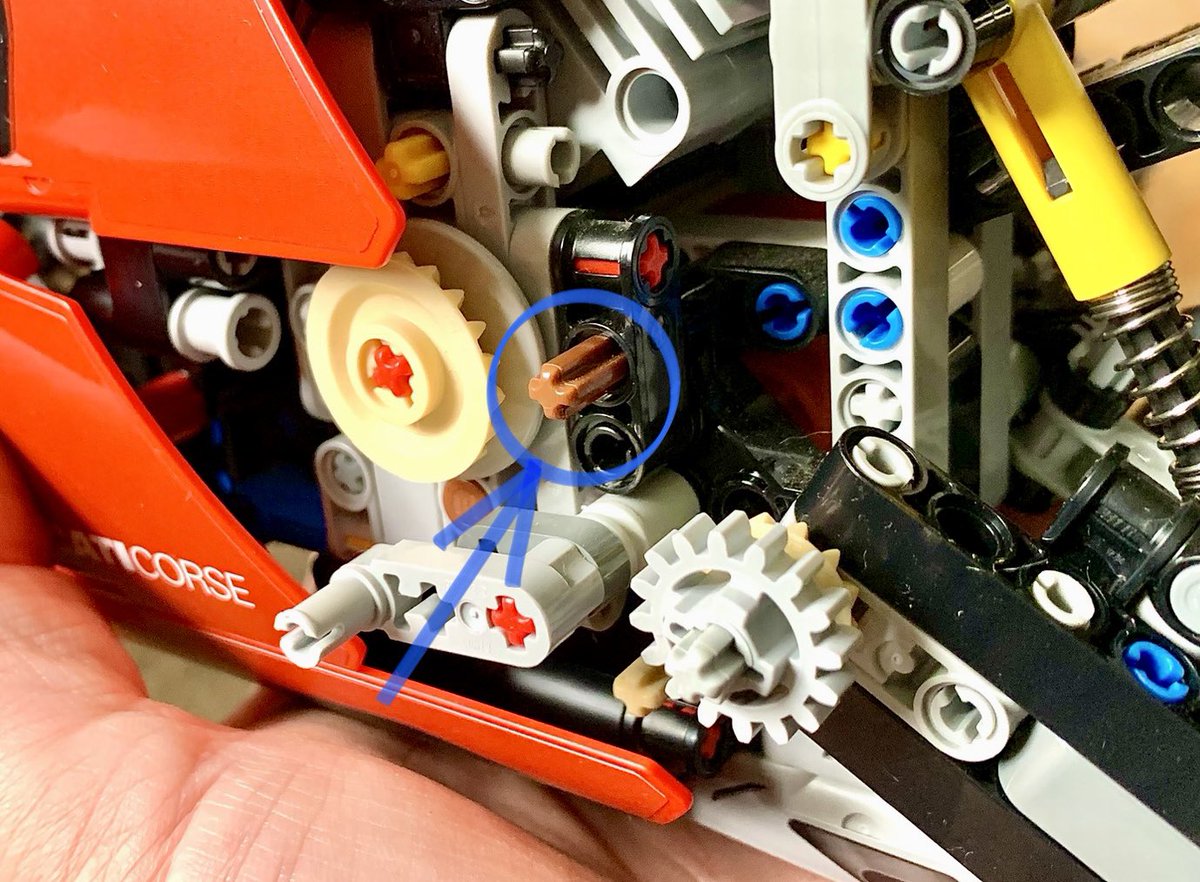 1colincooper's tweet photo. @rawlimark Note to self: check VERY CAREFULLY which parts are needed on your Lego model! 🫣
I’m part way through building this &amp; just discovered that the bit circled in blue is wrong and should be a shorter one. To sort it out I’m gonna have to take it back almost  to the start. 🤦🏻‍♂️🙄 https://t.co/ZGMmGQt2mJ
