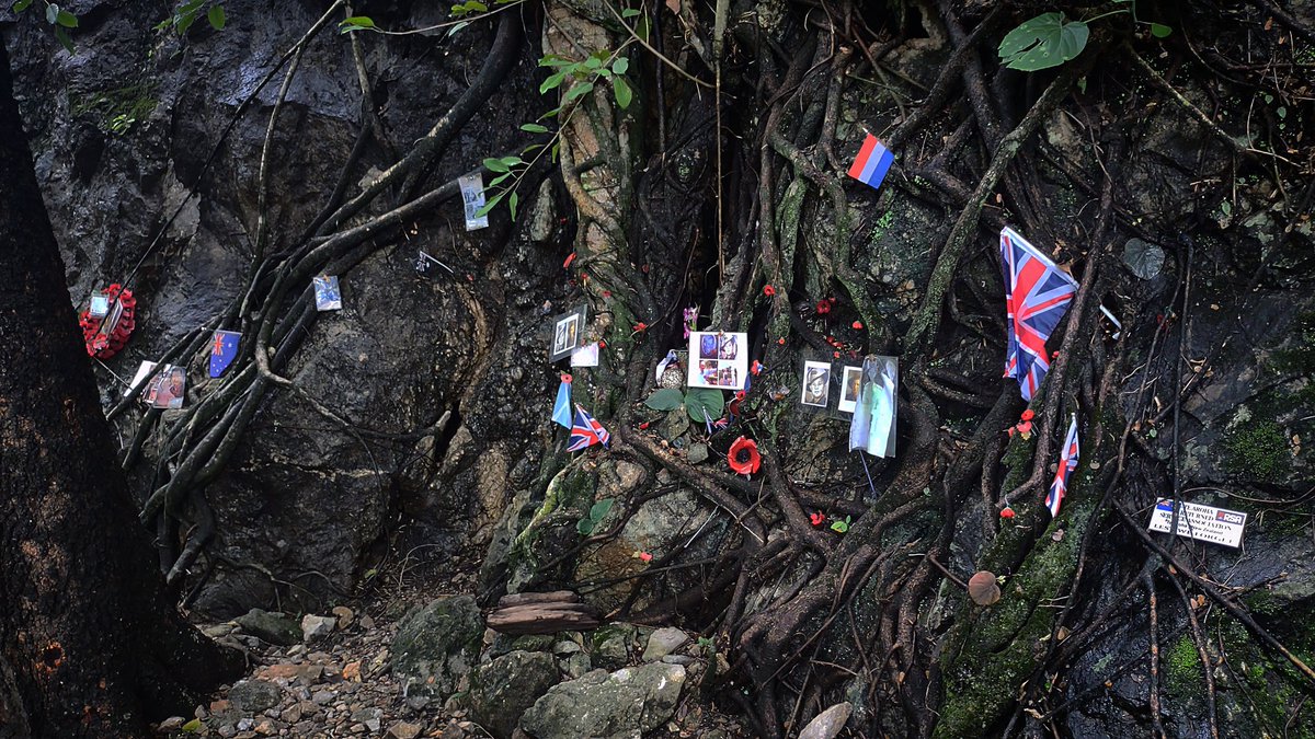Nanee_1941's tweet photo. The Hellfire Pass Memorial Museum

The Australian Government was established on the initiative of J G Tom morris, a former Australian prisoner of war. Inside tells the story of prisoners of war during the construction of the historical Thai-Burma railway during World War II. https://t.co/t8ogI9LMbU